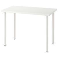 ราคา โต๊ะทำงานสไตล์อิเกีย IKEA เรียบๆ โมเดิร์น โต๊ะคอมพิวเตอร์ โต๊ะอ่านหนังสือ มินิมอล LINNMON ลินมูน มี2สี แพคอย่างดี (21619168411)