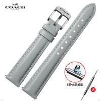ราคา ใช้แทน สายนาฬิกา สายนาฬิกาหนังแท้ COACH สายนาฬิกาผู้หญิง boyfrien ชั้นบนสุดสายหนังวัว 12 มม 20 มม (18981536587)