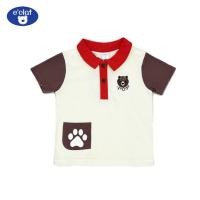 ราคา eclat เสื้อโปโล เสื้อยืดคอโปโล เด็กผู้ชาย ปักหมีหน้าอกซ้าย แต่งกระเป๋าพิมพ์ลาย เนื้อผ้า cotton100 ผ้ายืด เนื้อนิ่ม 9038 (23046908944)