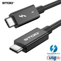 ราคา STOD Thunderbolt 4สายชนิด C ที่ชาร์จความเร็วสูงชาร์จ USB C สายยาวสั้นแบบพาสซีฟข้อมูล40Gbps จอแสดงผลอัลตร้า8K 60Hz USBC ธันเดอร์โบลต์3สำหรับ Apple M1แมคบุ๊ก M2 Pro Imac Mac PU SSD PSD Razer แท่นวางมือถ