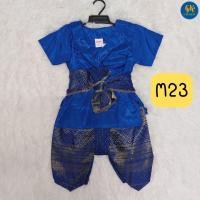 ราคา ใหม่ พร้อมส่ง ชุดไทยเด็กชาย ผ้าต่วน แขนสั้น ชุดไทยเด็ก ชุดไทย ชุดสงกรานต์ ชุดลอยกระทง ชุดเด็กชาย พร้อมส่ง (16745216865)