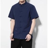 ราคา จัดส่งฟรี เสื้อลำลอง เสื้อหม้อฮ่อม หม้อห้อม ม่อห้อม ม่อฮ่อม เสื้อพื้นเมืองเสื้อหม้อฮ่อมคอกลม ชาย หญิง (22312566339)