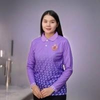ราคา เสื้อเชิ้ต เสื้อเชิ้ตแขนยาว แขนยาว เสื้อโปโล สีม่วง สีม่วง พิมพ์ลายค้อ ลายพระเทพ (22564062068)
