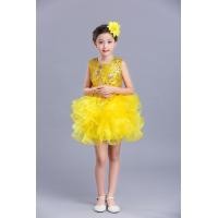 ราคา การแสดงเด็กสไตล์เจ้าหญิง เดรส อ้วน กระโปรง ชุดนักร้องบนเวทีสีเหลืองสําหรับการแสดงโรงเรียนอนุบาลเด็กชายและเด็กหญิง (22578246345)