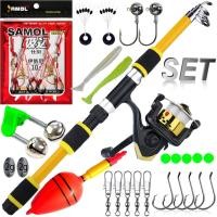 ราคา ขายดีที่สุ ราคาถูก คันเบ็ดและรอกตกปลา 1 8 ม เทเลสโคปิก คันเบ็ดพร้อมรอกตกปลาและอุปกรณ์ตกปลา 150 ม สายตกปลาสำหรับการตกปลาแบบครบชุด ส่งฟรี (22773574348)