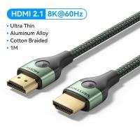 ราคา Vention สาย HDMI 2 1แบบบาง8K 60Hz 48Gbpsสาย HDMI ความเร็วสูงสำหรับเดสก์ท็อปแล็ปท็อป PC Xbox PS5จอทีวีสวิตช์ตัวแยก HDMI ตัวผู้เป็นหัวต่อตัวผู้ HD HDMI 2 1 (23052634186)