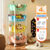 ราคา JDEE ชั้นวางหนังสือเด็ก โชว์ปก ชั้นหนังสือเด็ก ชั้นวางหนังสือ 3 ชั้น4 ชั้น (22980236109)