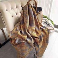 ราคา ผ้าพันคอผ้าไหมจําลองหรูหราสําหรับฤดูร้อนอเนกประสงค์ 180 ผ้าพันคอยาวผ้าคลุมไหล่ผ้าไหมแท้อุปกรณ์ป้องกันแสงแดดสําหรับแบรนด์ใหญ่ (22468903937)