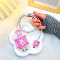 ราคา ถนอมสายชาร์จ iphone เคสสายชาร์จ สำหรับ TPU เคส ชุดถนอมสายชาร์จการ์ตูน ถนอมสายชาร์จ หัวชาร์จ เคสป้องกันสายชาร์จ ตัวถนอมสายชาร์จ for iPhone 18W 20W Charging Head Case (22959197347)