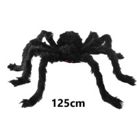 ราคา แมงมุม Halloween แมงมุมยักษ์ 30ซม 75ซม 125ซม สีดำ Big Plush Spider ตกแต่งบ้านผีสิง วันฮาโลวีน ตกแต่งงานปาร์ตี้ (22837919653)