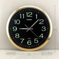 ราคา presale นาฬิกาแขวนผนังเรืองแสง เดินเรียบไม่มีเสียง เดินลาน เวลาสแตนด์บายนาน นาฬิกาแขวนเรืองแสง นาฬิกาผนัง (22719674697)