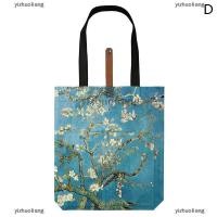 ราคา yizhuoliang Oil painting Van Gogh Print Tote bags ถุงช้อปปิ้งที่ใช้ซ้ำได้สำหรับกระเป๋าร้านขายของชำ (22688692601)