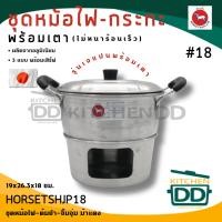 ราคา โปรดอ่าน หม้อไฟ กระทะ จิ้มจุ่ม จุ่มแซ่บ พร้อมเตา อลูมิเนียม ตราม้า ม้าแดง ทรงโคเรีย ทรงเจแปน 1 ชุด โปรดเลือก (21372573416)