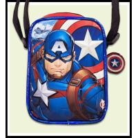 ราคา พร้อมส่ง กระเป๋าสะพายข้างเด็กลายการ์ตูนลิขสิทธิ์แท้ Marvels Disney สุดเท่ห์ ทรงเหลี่ยม 1ช่องซิป 2ซ่องซิป สายปรับได้ (11829817713)