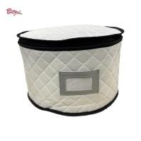 ราคา Prettyia ถ้วยจานชามจานอาหารลายควิลท์สำหรับใส่แว่นตากล่องเก็บสินค้าจานชามสำหรับกล่องเก็บสินค้าประเทศจีน (21617258501)