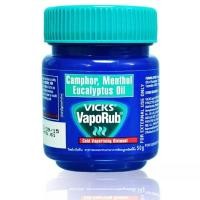 ราคา Vicks vaporub วิคส์ วาโปรับ บรรเทาอาการคัดจมูก 25gm 50gm (19181544876)