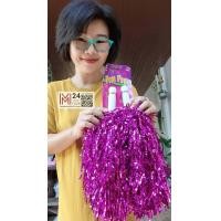 ราคา 1 คู่มี 2 อัน สีบานเย็น เงา พู่ฟอยด์ใหญ่ พู่เชียร์ พู่เชียร์กีฬา พู่ปอมปอม พู่ฟอยล์ พู่เชียร์ลีดเดอร์ พู่ลีดเดอร์ พู่กองเชียร์ cheer m24 (399643189)