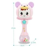 ราคา ตุ๊กตาเขย่ามือของเล่นเสริมพัฒนาการมีเสียงมีไฟและมียางกัดสำหรับเด็ก ของเล่นเด็ก ตุ๊กตา (22865342470)