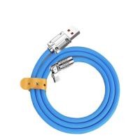 ราคา 120W 6A Gaming 180 Rotating Super Fast Charge Cable TypeC IOS Micro USB Fast Charging Data Cable for Huawei Android iPhone (21466677972)