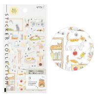 ราคา MIDORI Sticker 2688 Size M Cat D82688006 สติ๊กเกอร์สำหรับตกแต่งสมุดบันทึก ลายน้องแมว ไซส์ M แบรนด์ MIDORI จากประเทศญี่ปุ่น (22770623554)