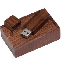 ราคา 1 pcs Free Customer LOGO Wooden USB Flash Drive Box Pen Drive U Disk Memory Thumb Sticks 8GB16GB32GB64GB Gift (22855942874)