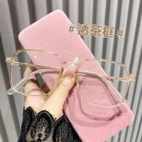 ราคา แว่นตาสายตาสั้นรุ่นใหม่ของเกาหลีกรอบแว่นตาป้องกันแสงสีฟ้าแฟชั่นกรอบใหญ่ทรงสี่เหลี่ยมธรรมดากระจกแบนสายตาสั้นสำเร็จรูปแว่นตาวัดองศา (22984622209)