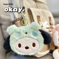 ราคา Sanrio หูฟังกระเป๋าสตางค์ใส่เหรียญ การ์ด กำมะหยี่ลายตัวการ์ตูนน่ารัก (22121069124)