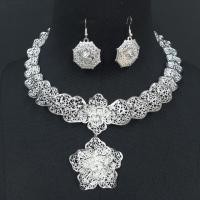 ราคา Vintage jewelry สร้อยอีสานชุดล้านนาไทสร้อยเงินต่างหูสีทอง (22443008374)