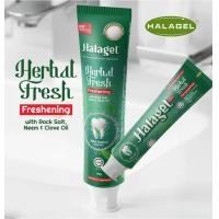 ราคา ยาสีฟัน ฮาลาเจล ยาสีฟันสมุนไพร Halagel 200 กรัม (22210160937)