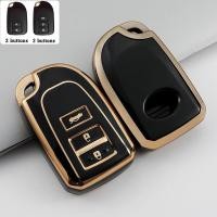 ราคา Toyota Yaris Vios Yaris 2014 Yaris 5 door Yaris ativ Car 2 3 ปุ ่ ม TPU Remote Key Cover Case Casing (22581298523)