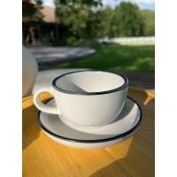 ราคา แก้วกาแฟร้อน แก้วกาแฟ แก้วกาแฟเซรามิค พร้อมจานรองเกรดบี มีหลากหลายขนาด (22731335375)