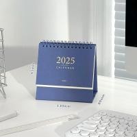 ราคา 2025 Desk Calendar Monthly Planner Vintage Paper Design Office Table Organizer Desktop Schedule Retro Punch Card Daily Planner (22884052821)