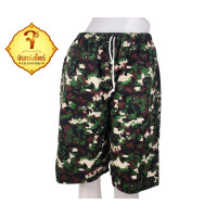 ราคา กางเกงขาสั้น ทรงขาสามส่วน ลายทหาร หัวเอวยางยืด 19 (19472681378)