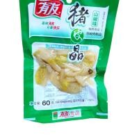 ราคา Ps12 หนังหมู หนังหมูดองพริกเสฉวน 水晶猪脆 เผ็ดหอมพริก หนังหมูหม่าล่า (22157277560)