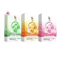 ราคา มีให้เลือก 3สูตร แผ่นมาส์กหน้าวิตซี มาร์คน้องฉัตร Vit C Facial Mask (22572352909)