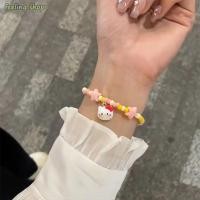ราคา feeling shop สร้อยข้อมือลูกปัดน่ารัก Sanrio น่ารักสาวหวาน Hello Kitty Kuromi Melody เครื่องประดับข้อมือคู่รักของขวัญ besties (23068485622)