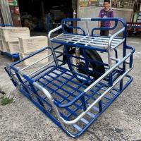 ราคา รถพ่วงข้าง พ่วงข้างมอเตอร์ไซค์ พื้นภายใน60 100ซม โช๊คใหม่ ติดได้ทุกรุ่น แถมอุปกรณ์ติดตั้ง (22863076570)