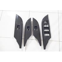 ราคา ฝาครอบสวิทย์ปรับกระจกไฟฟ้าทำฟิล์มลายเคฟล่าสำหรับToyota Revo Fortuner 2015 19 รุ่น4ประตู (663806510)