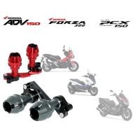 ราคา YOYOCAM ชุดกันล้ม ข้างท่อไอเสีย กันรอยท่อ For Honda ADV 150 FORZA 300 PCX150 2020 exhaust guard slider crash protector (1874694411)