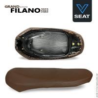 ราคา เบาะบาง GRAND FILANO HYBRID ปี 2023 สีน้ำตาล V Seat เบาะรถมอเตอร์ไซค์ (22164863926)