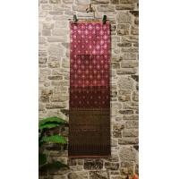 ราคา 29 ผ้าฝ้าย ผ้าทอทั้งผืน ลายยกดอกโบราณกลีบบัวสีแดง (22111141095)