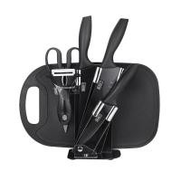 ราคา ชุดมีด 7 ชิ้น มีด ชุดมีดครัว ชุดมีดทำครัว ชุดมีดพาสเทล มีดปลอกผลไม้ มีดทำครัว ใบมีด สแตนเลส ด้ามจับ (23087477885)