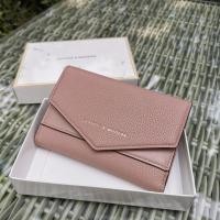 ราคา กระเป๋าสตางค์ผู้หญิงแบรนด์แท้ Modern Classic 100 พร้อมกล่องแบรนด์ บางๆ ไซส์กลาง มีช่องซิป และช่องใส่บัตร งานสวย หนังนิ่ม (8008114437)