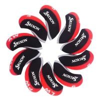 ราคา SRixon Hot selling good protection golf irons set club head cover club cap cover diving material 10 packs GOLF protective cover (18951078213)