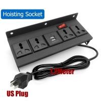 ราคา ปลั๊กไฟ ปลั๊กพ่วง 4 ช่อง AC Socket และ ช่องชาร์จ USB 2 Port Power Socket USB รางปลั๊กไฟ (20032679073)