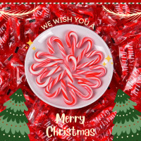 ราคา พร้อมส่ง Christmas Candy Cane ลูกกวาดไม้เท้า คริสต์มาส 1ถุง 500 1000g ลูกอมผลไม้ ขนมคริสต์มาส ขนมเทศกาล ของวัญแจกเด็ก ขนมเด็ก ปีใหม่ (23090994140)