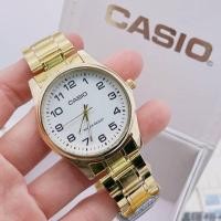 ราคา New นาฬิกาCasioนาฬิกาข้อมือผู้ชาย ผู้หญิง นาฬิกาแฟชั่น สายสีทอง สายสแตนเลส นาฬิกาคู่รัก เรียบหรูทรงพลัง ตัวเลขบอกเวลาชัดเจน (18985278724)