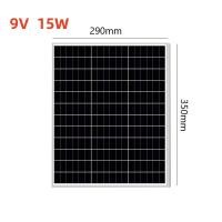 ราคา แผงโซลาร์เซลล์ monocrystalline solar cell 9V 10W 15W 20W 30W (22764125021)