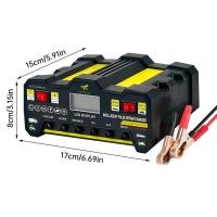 ราคา FKTP ที่ชาร์จแบตรถ12v24 เครื่องชาร์จแบตเตอรี่ เครื่องชาร์จbattery เครื่องชาร์จแบตเตอรี่ ตู้ชาร์จแบต 12v24v car battery charger สากลสำหรับรถจักรยานยนต์ รถยนต์ และรถบรรทุก หยุดเอง ชุดจััมพ์สตาร์ทรถยนต์