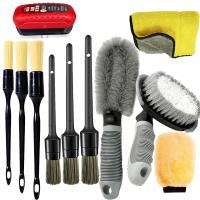 ราคา ชุดแปรงทำความสะอาดรถ ชุดแปรงล้างรถ แปรงล้างรถ แปรงล้างรถยนต์ แปรงปัดฝุ่น ไม้ปัดฝุ่นรถยนต์ 10ชิ้น สำหรับทำความสะอาดยางล้อรถ แปรงล้างล้อ แปรงล้อรถ แปรงยาง แปรงทำความสะอาดซี่ล้อรถยนต์ แปลงทำสะอาดรถ ชุดแป